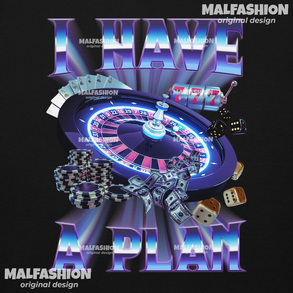 I Have A Plan - Professional Gambling Hoodie