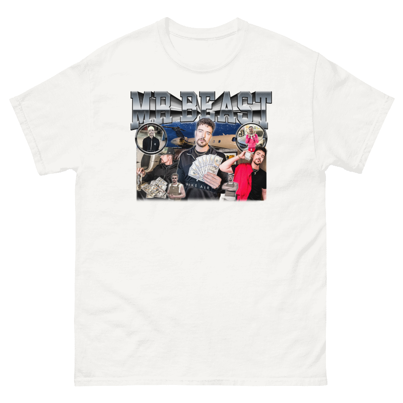 Hood Mr Beast Graphic T-Shirt