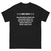 Leg day but not training legs funny gym shirt