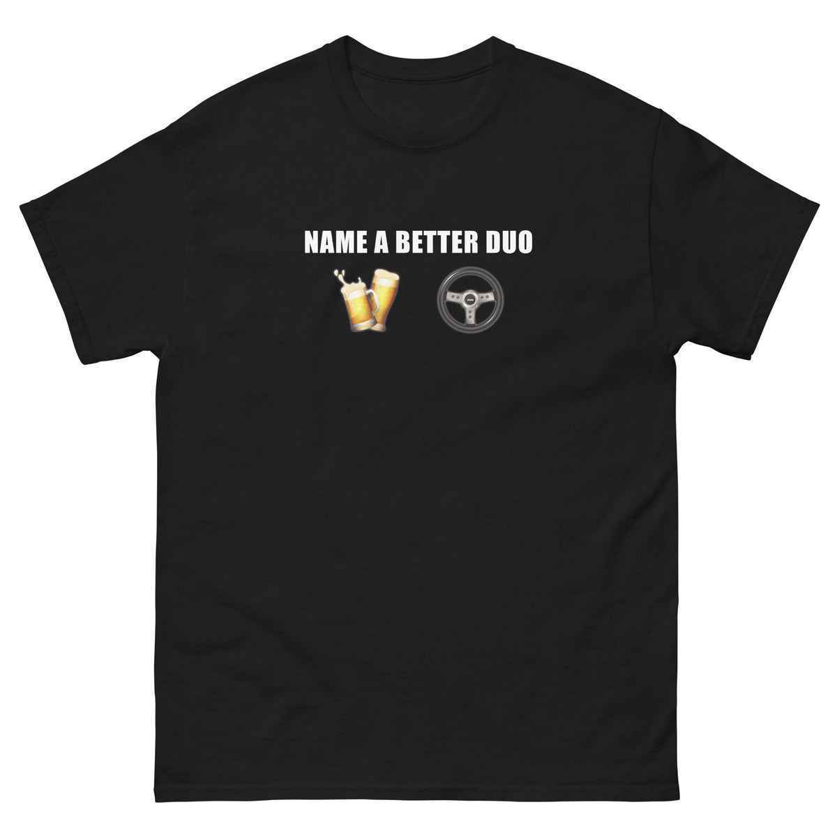 name a better duo drinking and driving funny tshirt