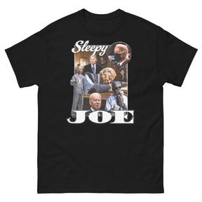 sleepy joe biden funny graphic tshirt